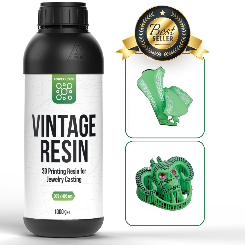 VINTAGE - 3D Printing Castable Resin for Jewelry | PowerResins